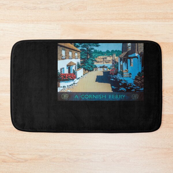 Item preview, retro A Cornish Ferry designed and sold by CorasPosters.