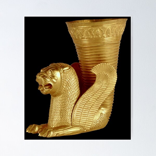 Item preview, Achaemenid golden cup designed and sold by DotorEaon.