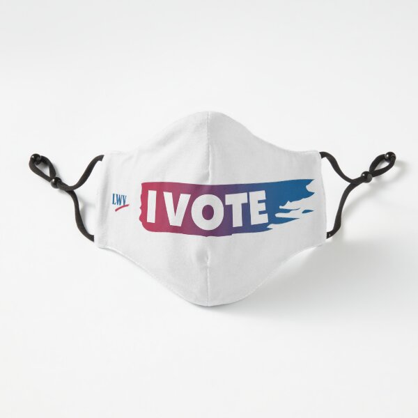 I VOTE - white background Fitted 3-Layer