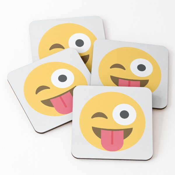 Item preview, Guiño de cara con lengua designed and sold by Stitchmoji.