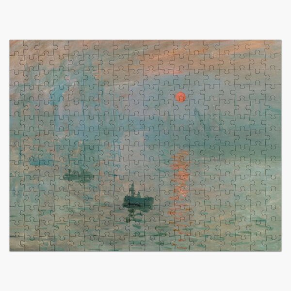 Claude Monet, French Painter - Impression, Sunrise Jigsaw Puzzle