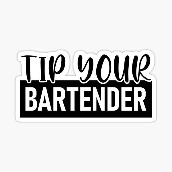 3 Pcs - Tips are Like Tits The Bigger The Better Sticker 3x4 inch, Funny  Bartender Gift, Decoration Sticker for Tips Jar, Batender Care Sticker