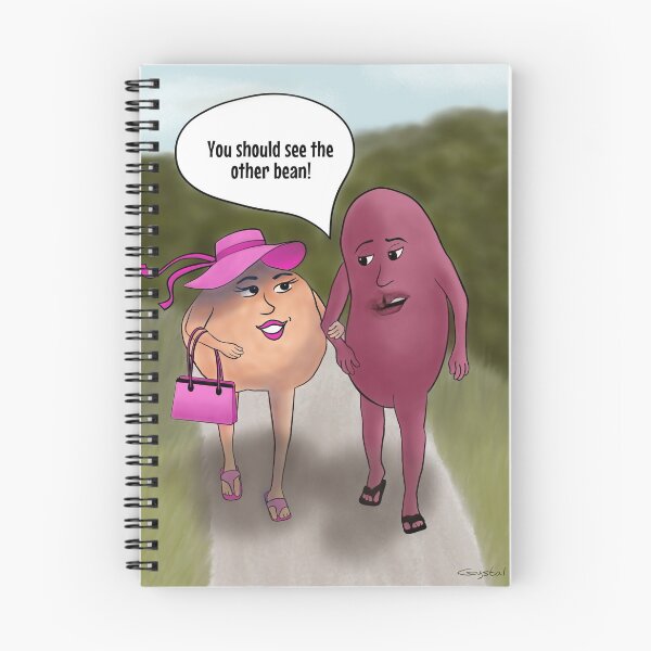 Item preview, Chic Pea & Her Beau – funny cartoon on white background designed and sold by Crystal Raymond.