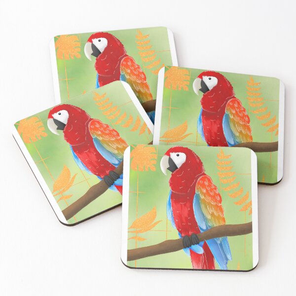 Item preview, Red Macaw designed and sold by Mina Arts Apparently.