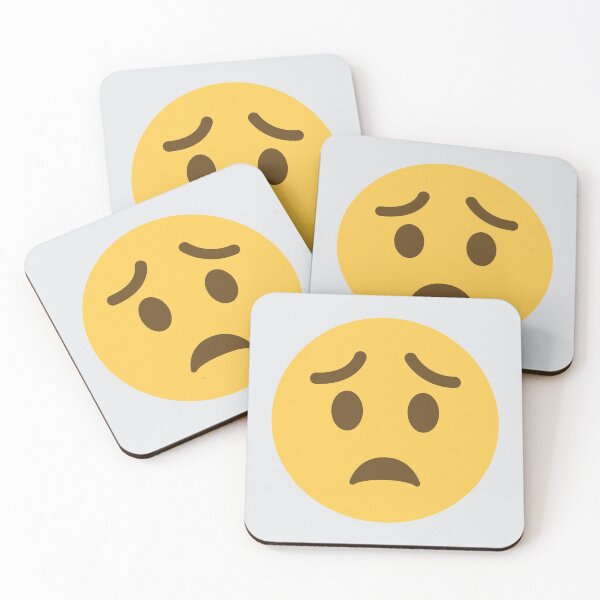 Item preview, Worried Face designed and sold by Stitchmoji.