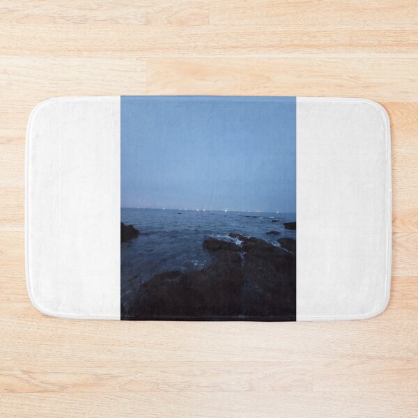 Item preview, Fishing boats  in front of Woljeong Beach, Jeju Island, Korea. designed and sold by human8891.