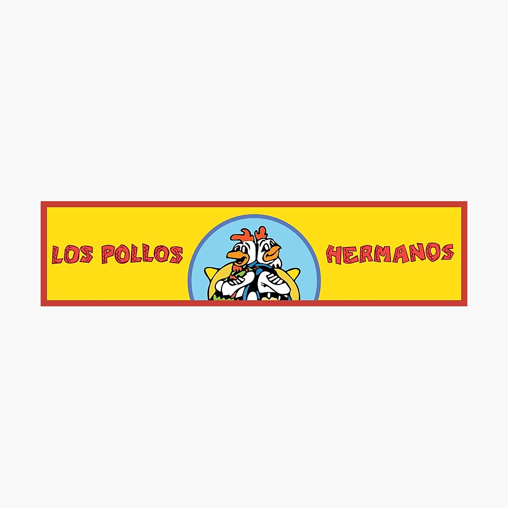 Souvenirs &amp; Events Collectibles Los Pollos Hermanos logo framed round sign etna.com.pe