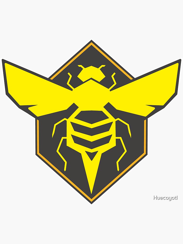 "Busy Bee Military Patch" Sticker for Sale by Huecoyotl Redbubble