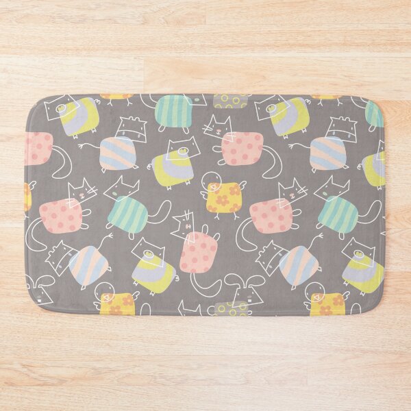 Item preview, Moo! Oink! Chirp! Meow! Woof! Thump! Baby Animals Pattern II © fatfatin designed and sold by fatfatin.