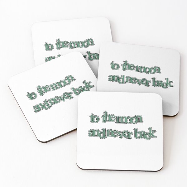 Item preview, to the moon and never back forest green designed and sold by Reese Divis.