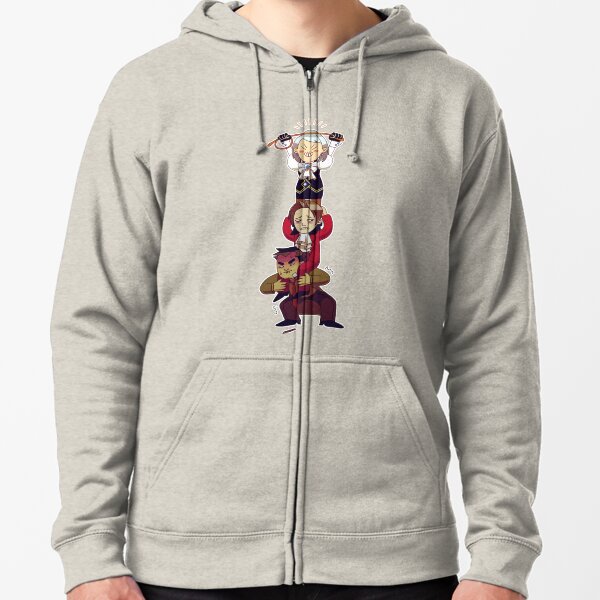 hierarchy Zipped Hoodie