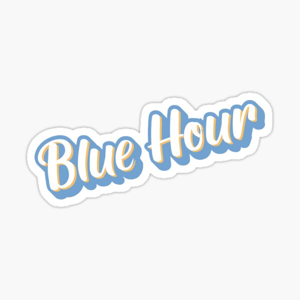 Blue Hour Tomorrow x Together TXT Sticker