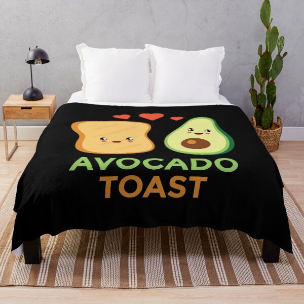 Item preview, Avocado Toast Cute Faces Kawaii Style designed and sold by EstelleStar.