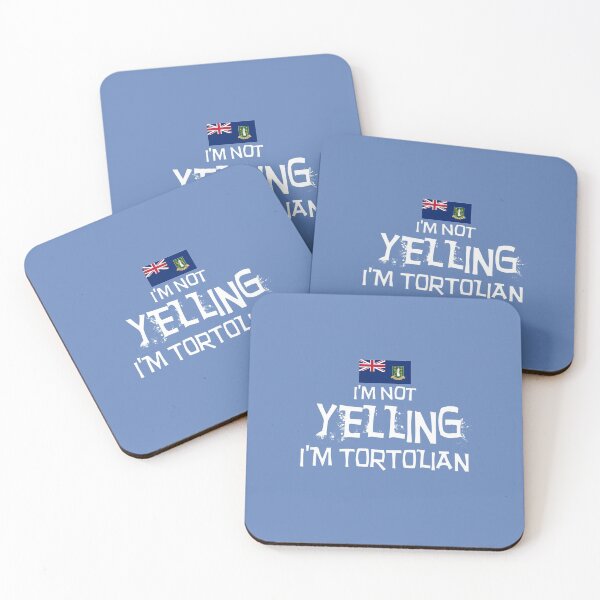 Item preview, I'm not yelling, I'm Tortolian - British Virgin Islands Flag designed and sold by obedtheartist.