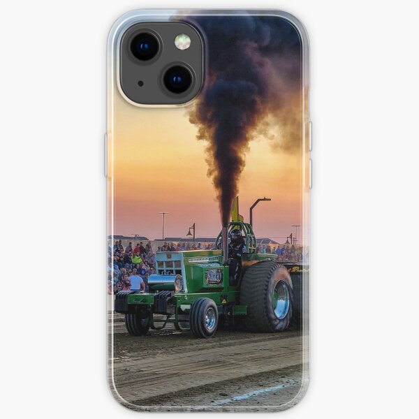 Totally exposed oliver pulling tractor iPhone Soft Case