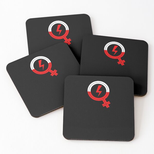 Item preview, WOMEN HELL, POLAND, POLISH WOMEN PROTEST, red lightning designed and sold by NiceSign.
