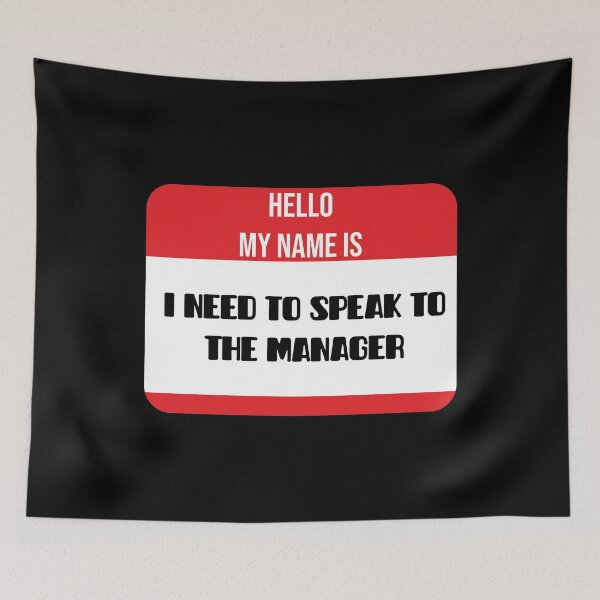 Item preview, I Need To Speak To The Manager designed and sold by tinypurpleland.