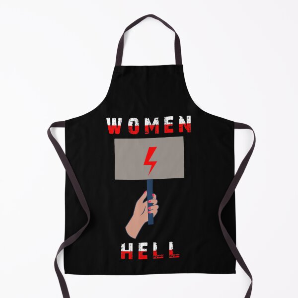 Item preview, WOMEN HELL, POLAND, POLISH WOMEN PROTEST, red lightning designed and sold by NiceSign.
