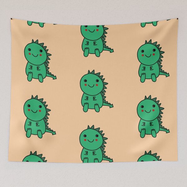 Item preview, Dinosaur being cute and happy designed and sold by JellaDelta.