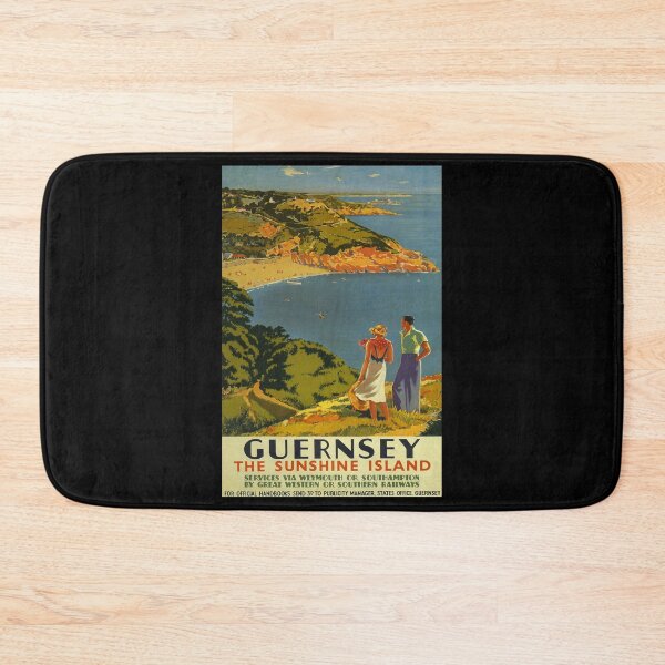Item preview, retro Guernsey designed and sold by CorasPosters.