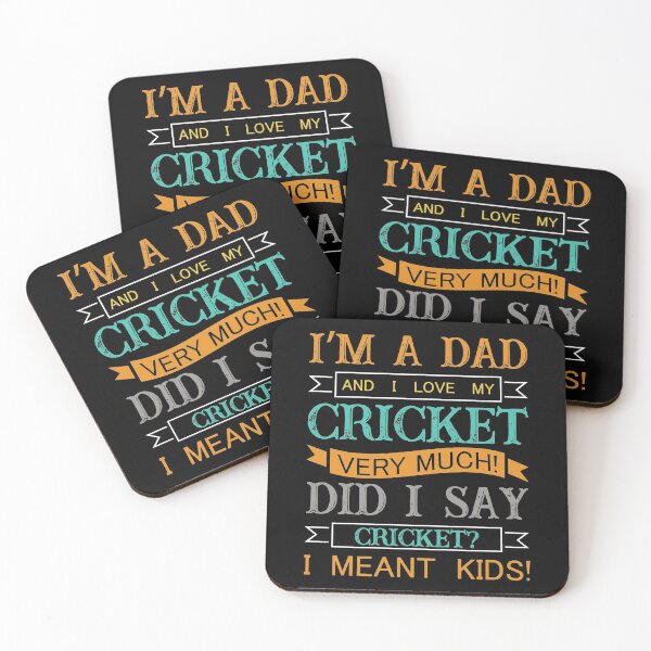 Item preview, I'm A Dad And I Love My Cricket Very Much! Did I Say Cricket? I Meant Kids! designed and sold by Artography Designs.