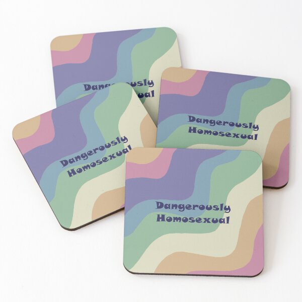 Item preview, Dangerously Homosexual | Funny LGBTQ+ Mask, Stickers, etc.  designed and sold by Turne875.