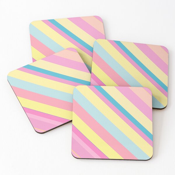Item preview, Sloped stripes pastel pattern designed and sold by greatnorris.
