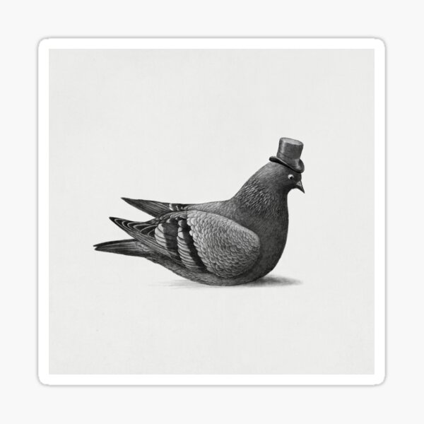 Item preview, Dapper Pigeon  designed and sold by TerryFan.