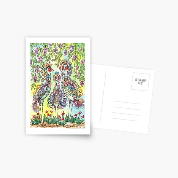 Phloufferdoodles Postcard