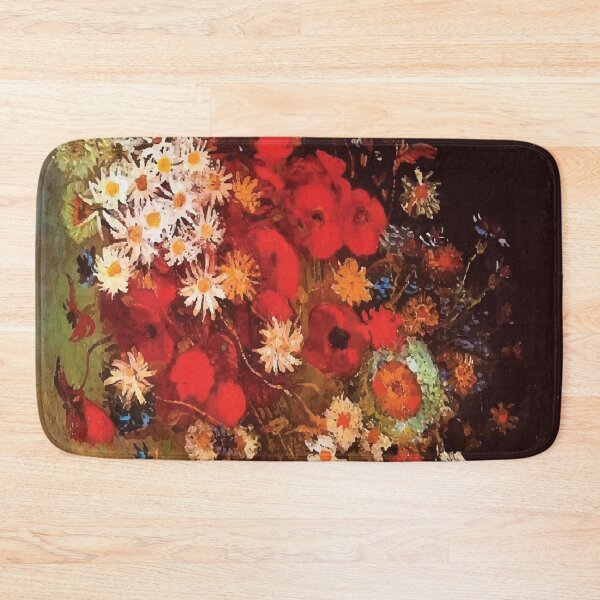 Item preview, Vincent van Gogh | Vase with Poppies, Cornflowers, Peonies, and Chrysanthemums designed and sold by badguyduh.