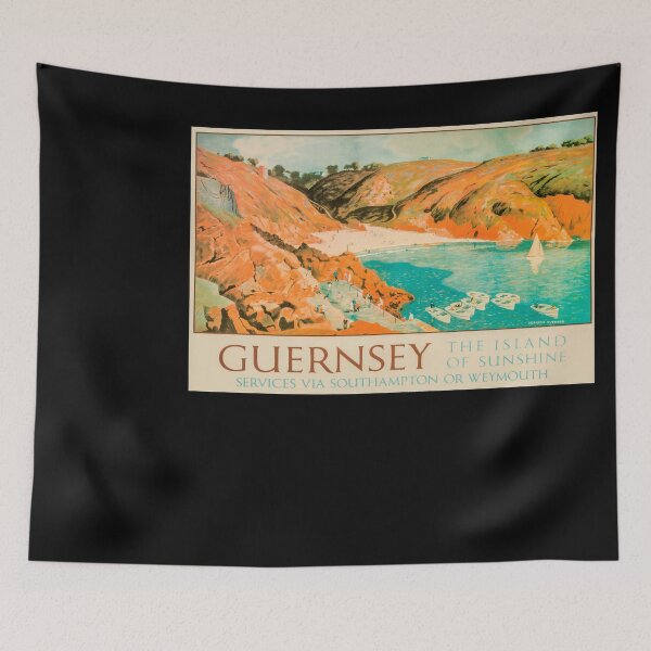 Item preview, retro Guernsey designed and sold by CorasPosters.
