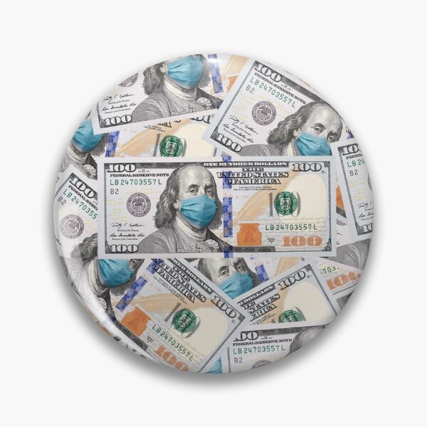 Artikelvorschau, $ 100 BILL FACE MASK (Benjamin Franklin 100 Dollar) entworfen und verkauft von Boxingsfinest.