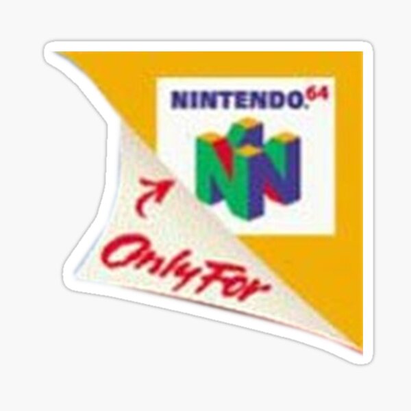 Uniquement sur N64 Sticker