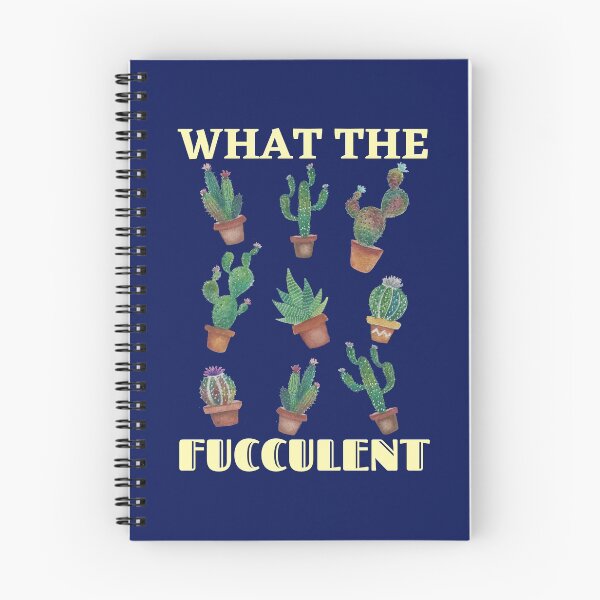 Item preview, What the Fucculent cute watercolor succulents designed and sold by StarlightTales.