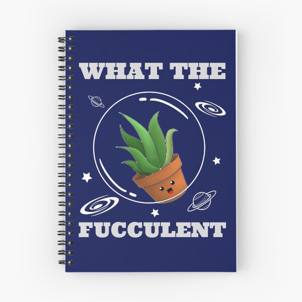 Item preview, What the Fucculent in space with cute aloevera designed and sold by StarlightTales.