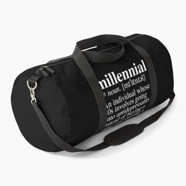 Item preview, Millennial Definition #2 - The 30s Depression (Black Background) designed and sold by mind-illusions.