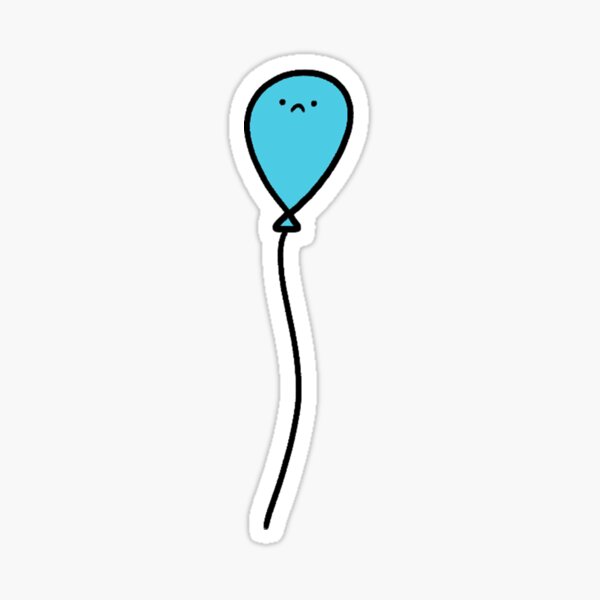 Item preview, A sad balloon  designed and sold by CaptinAubs.