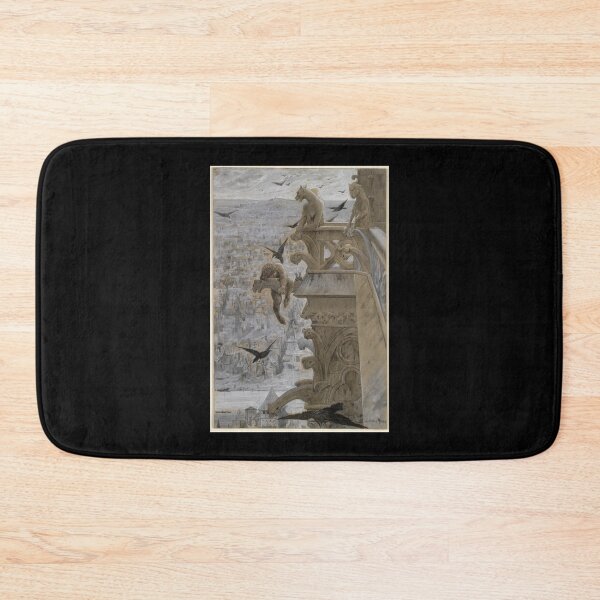 Item preview, Rediscovered Art: Notre Dame de Paris (original of Quasimodo and ravens by Merson) designed and sold by Ofeefee.