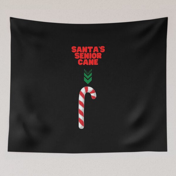 Item preview, Santa Senior Cane, Santa Is Getting Older, Christmask, Christmas, santa, winter, candy cane, xmas, holiday, merry, merry christmas, santa claus, candy, cane, designed and sold by bimmer325.