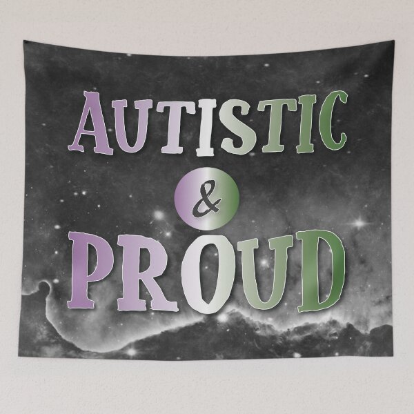 Item preview, Genderqueer: Autistic and Proud designed and sold by PrettySickArt.