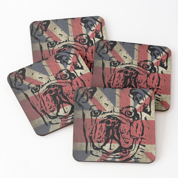Item preview, British Bull Dog Union Jack Flag designed and sold by KishShop.