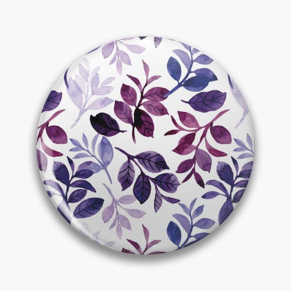 Aperçu de l'œuvre Feuilles d'aquarelle violettes créée et vendue par mischellero.