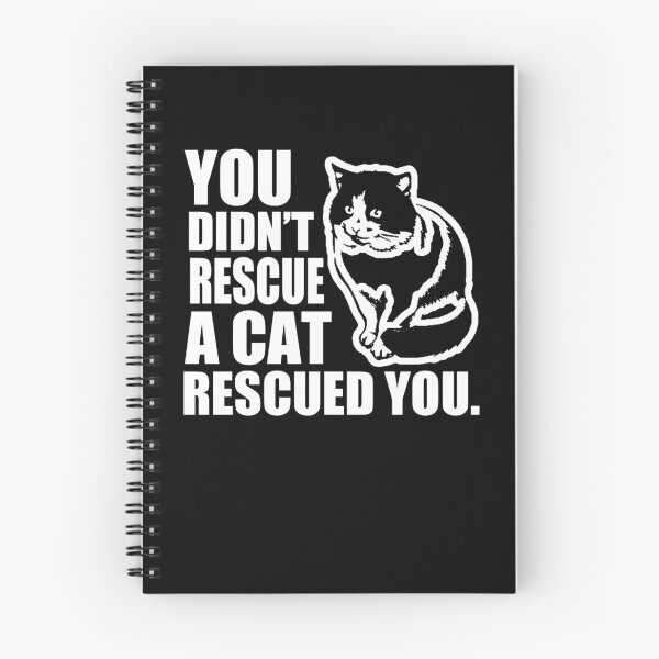 Item preview, You didn't rescue a cat, rescued you - Awesome kitty lover Gift designed and sold by Teenation9.