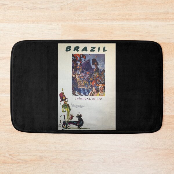 Artikelvorschau, retro Brazil entworfen und verkauft von CorasPosters.