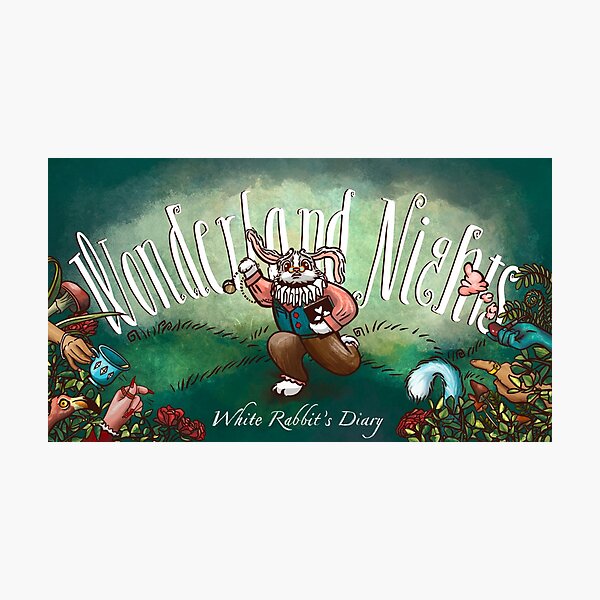 Wonderland Nights: White Rabbit's Diary Promo Image Photographic Print