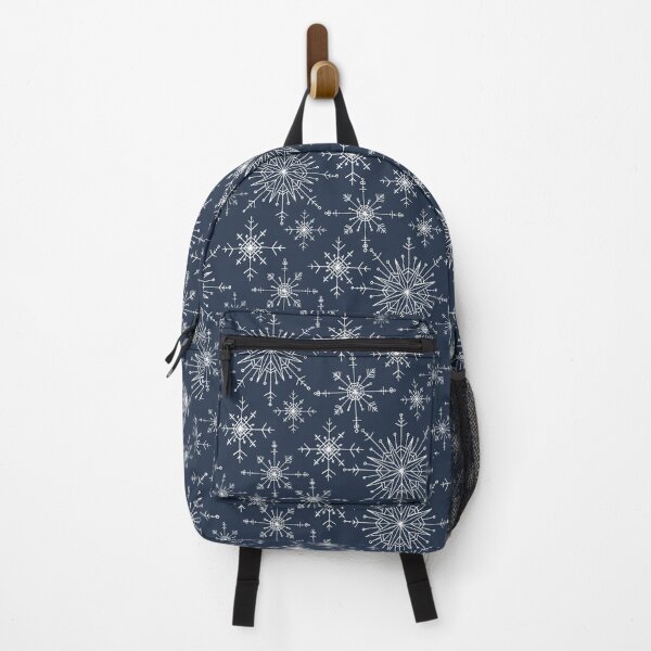 Item preview, White Snowflakes on Navy designed and sold by FEM-creative.