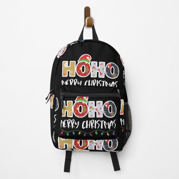 Item preview, HoHo Merry Christmas | Elf Hat Wraping Paper Xmas Lights designed and sold by GravitiTees.