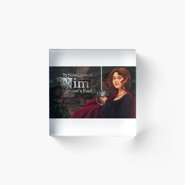 The Nine Lives of Nim: Fortune's Fool Promo Image Acrylic Block