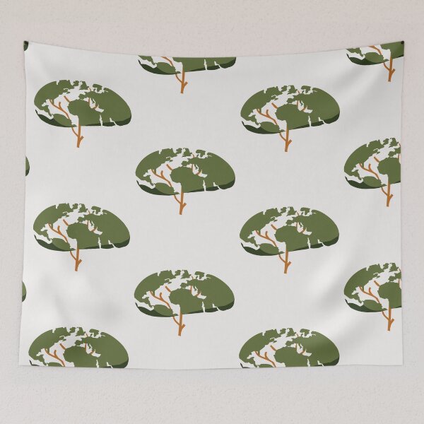 Item preview, Tree forest earth planet climate change climate emergency gift designed and sold by CareShare Design.