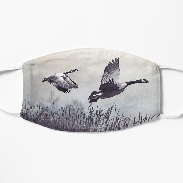 Graceful Canada Geese Mask
